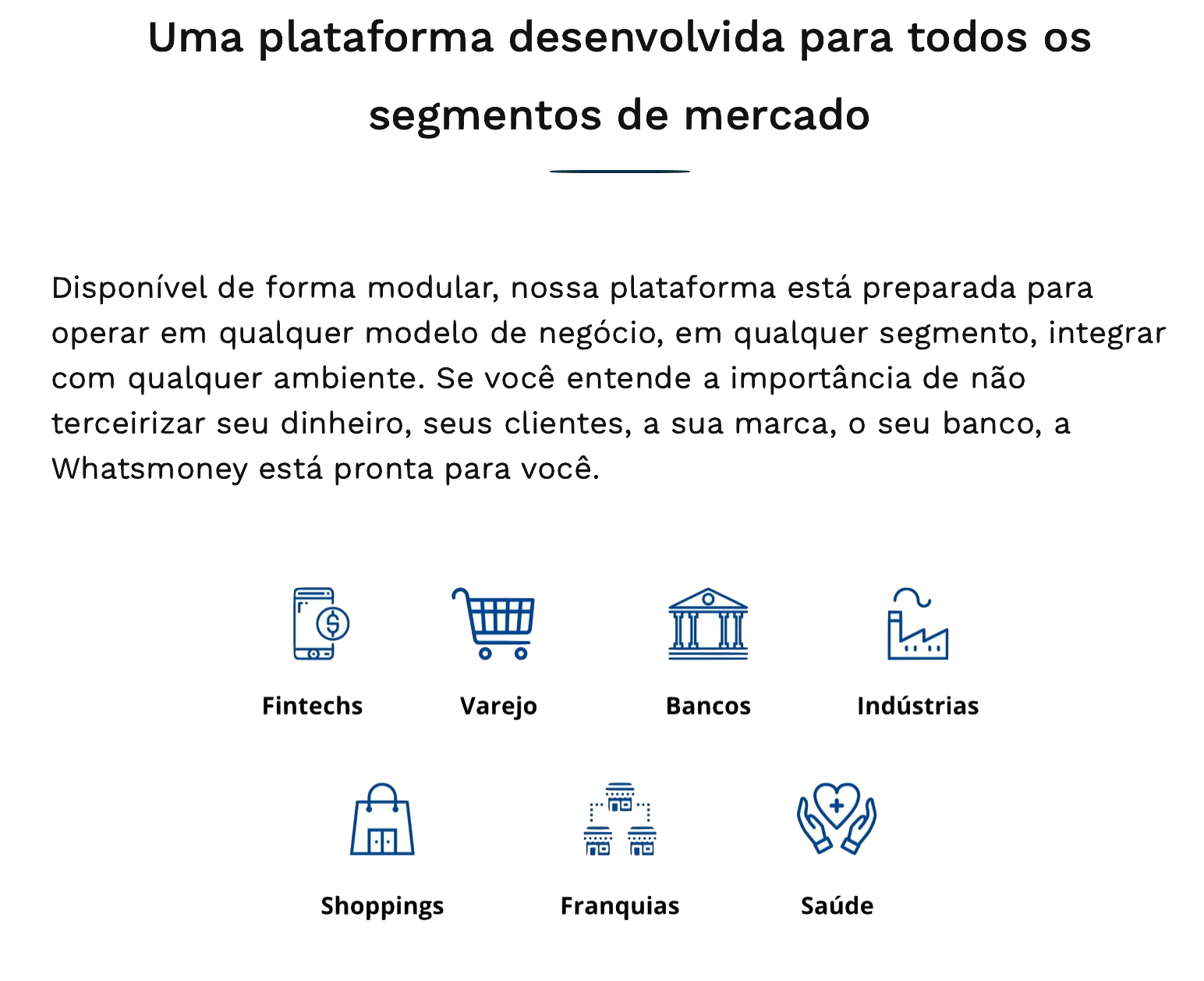 Segmentos Whatsmoney | Sucesso Segmentos